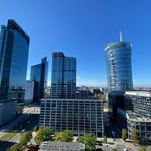 Panorama View- Centrum , Warsaw Poland